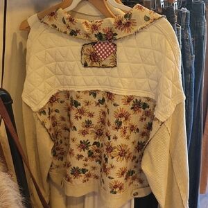 Floral Patchwork Quilted Jacket